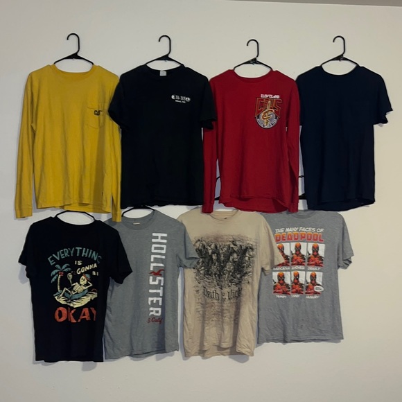 Hollister Other - 🔥1HOUR LEFT🔥Lot of 8 size Medium Tees